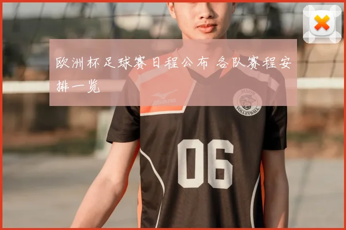 欧洲杯足球赛日程公布 各队赛程安排一览